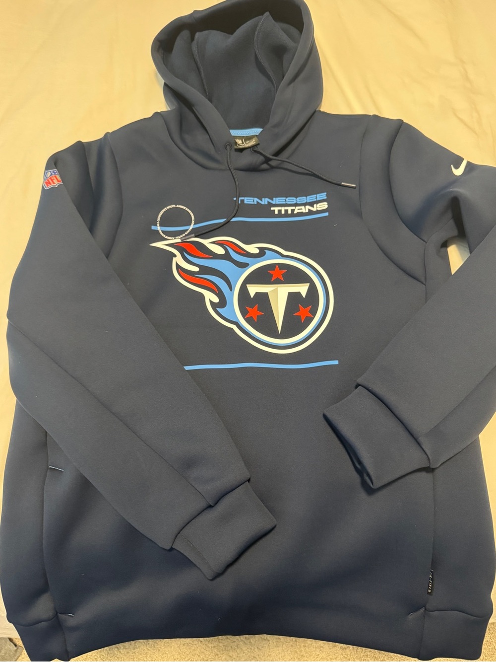 Nike Tennessee Titans Men's Navy Pullover Hoodie